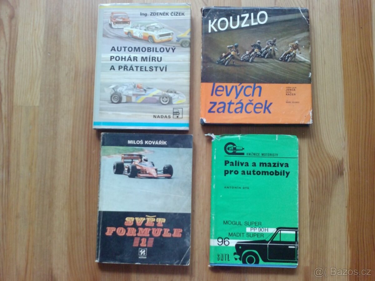 Motoristické knihy-Auto, Moto, Formule