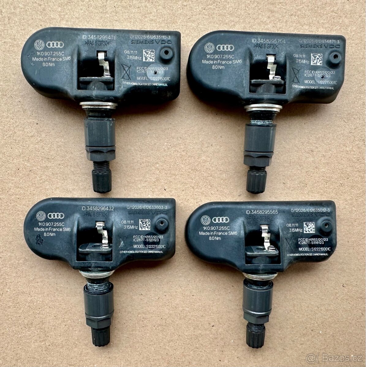 TPMS senzor AUDI 1K0907255C