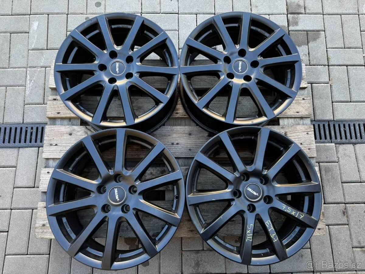 Alu kola, disky r17 5x112 Autec Black