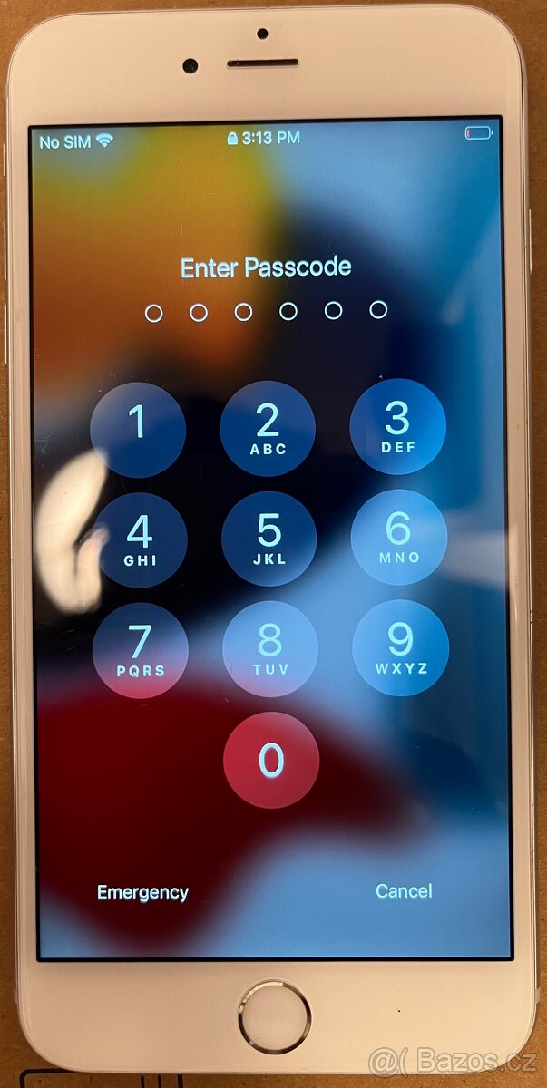 iPhone 6S Plus, stribrny, 128GB, baterie 83%