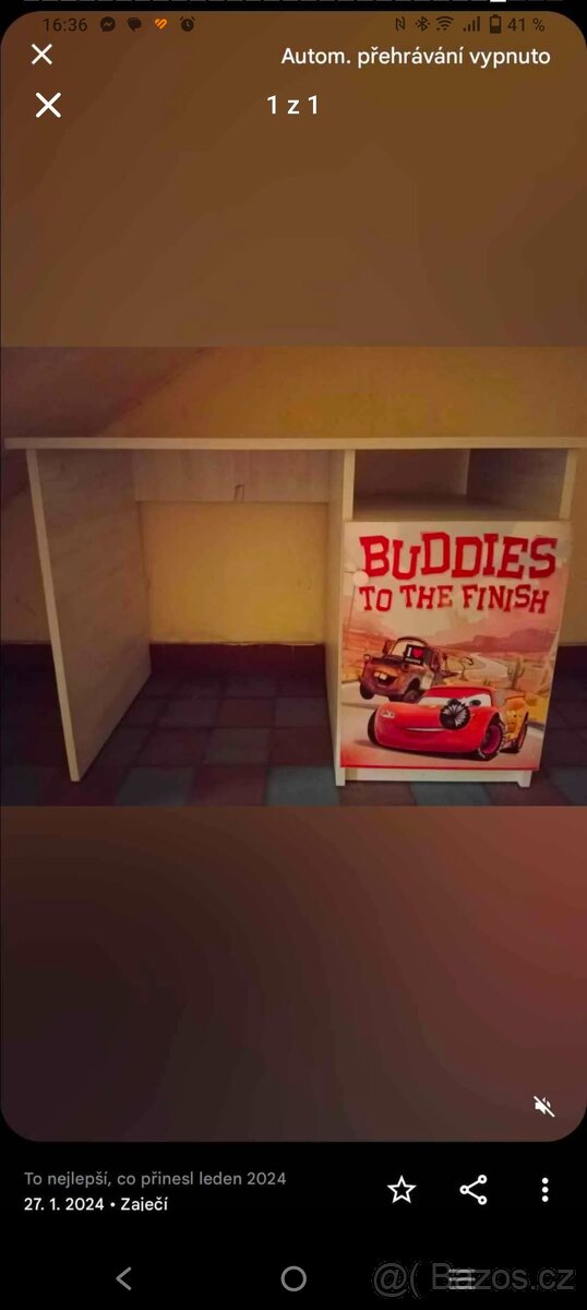 Prodám dětský psací stolek