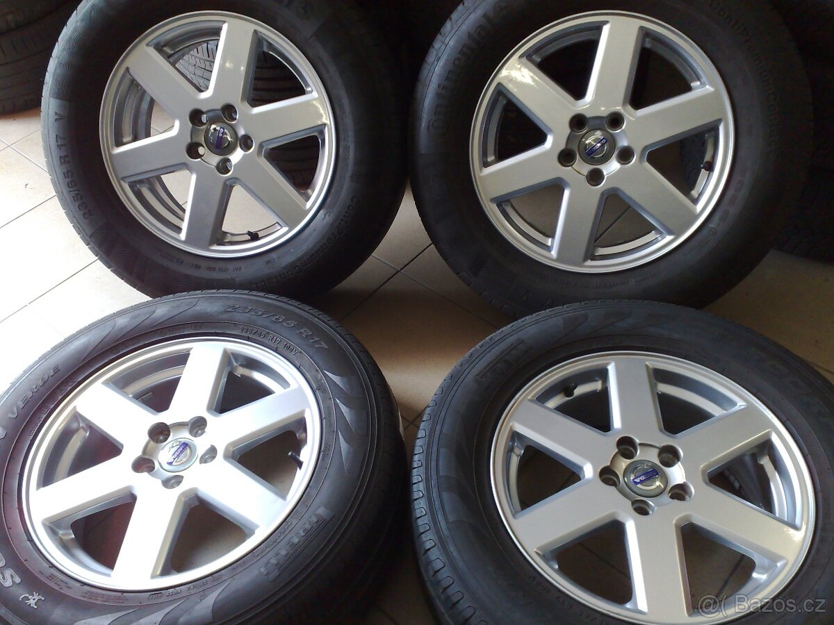 alu kola 5x108 r17 original volvo xc90 pneu 235/65/17