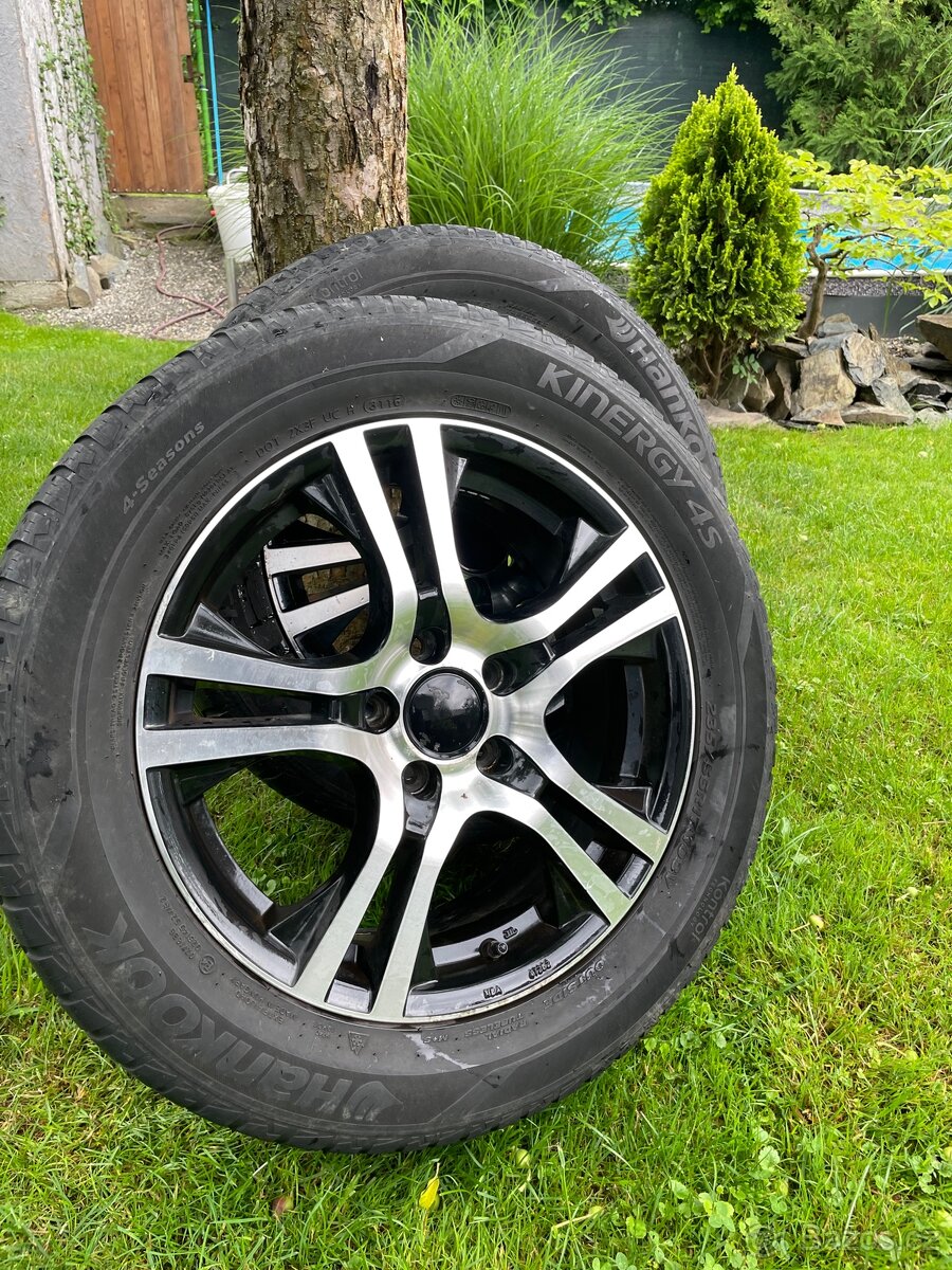 Alu kola 17" 5x112 pneu na dojeti