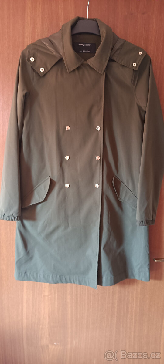 Sinsay - módní dámská parka v khaki barvě - NOVÁ
