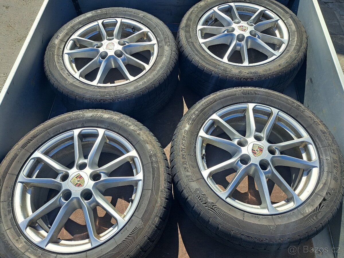 Alu kola Porsche Cayenne - Originání 18" Zimní pneu