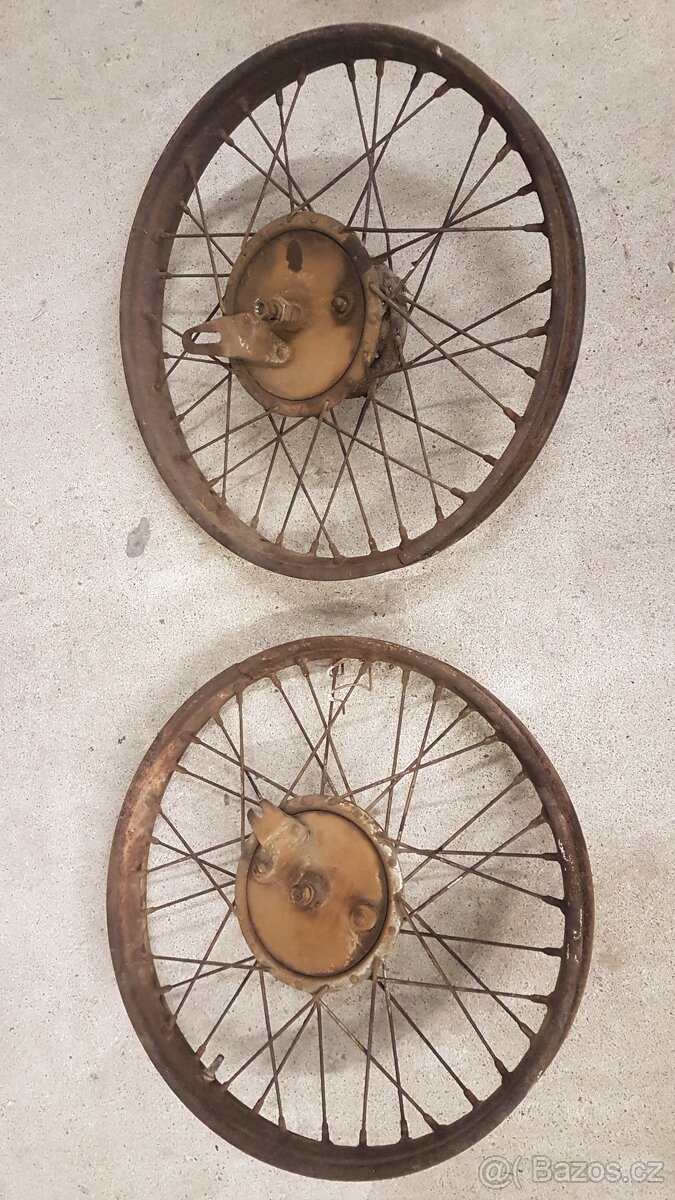 JAWA 250 SPECIAL - kompletní kola 150mm