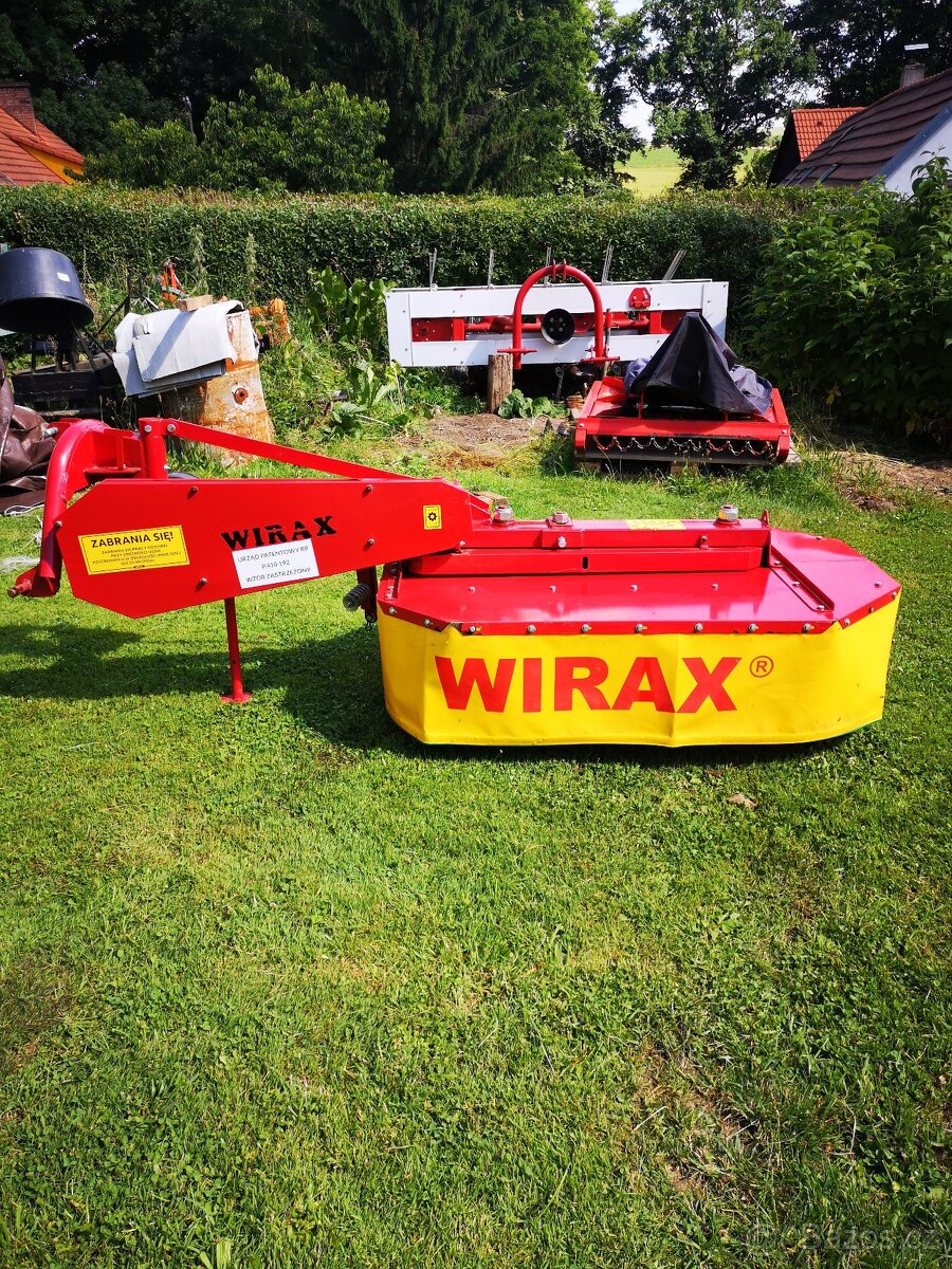 Bubnová rotační sekačka Wirax 125cm za malotraktor
