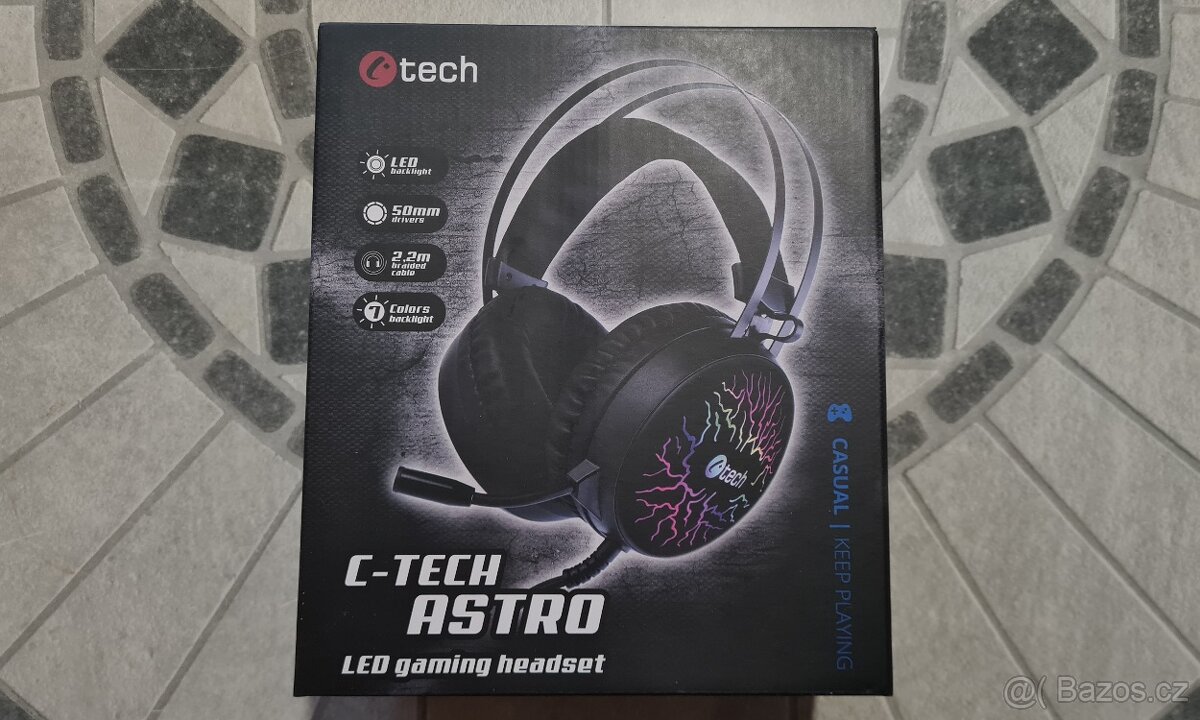 Nová herní sluchátka C-TECH Astro (GHS-16)
