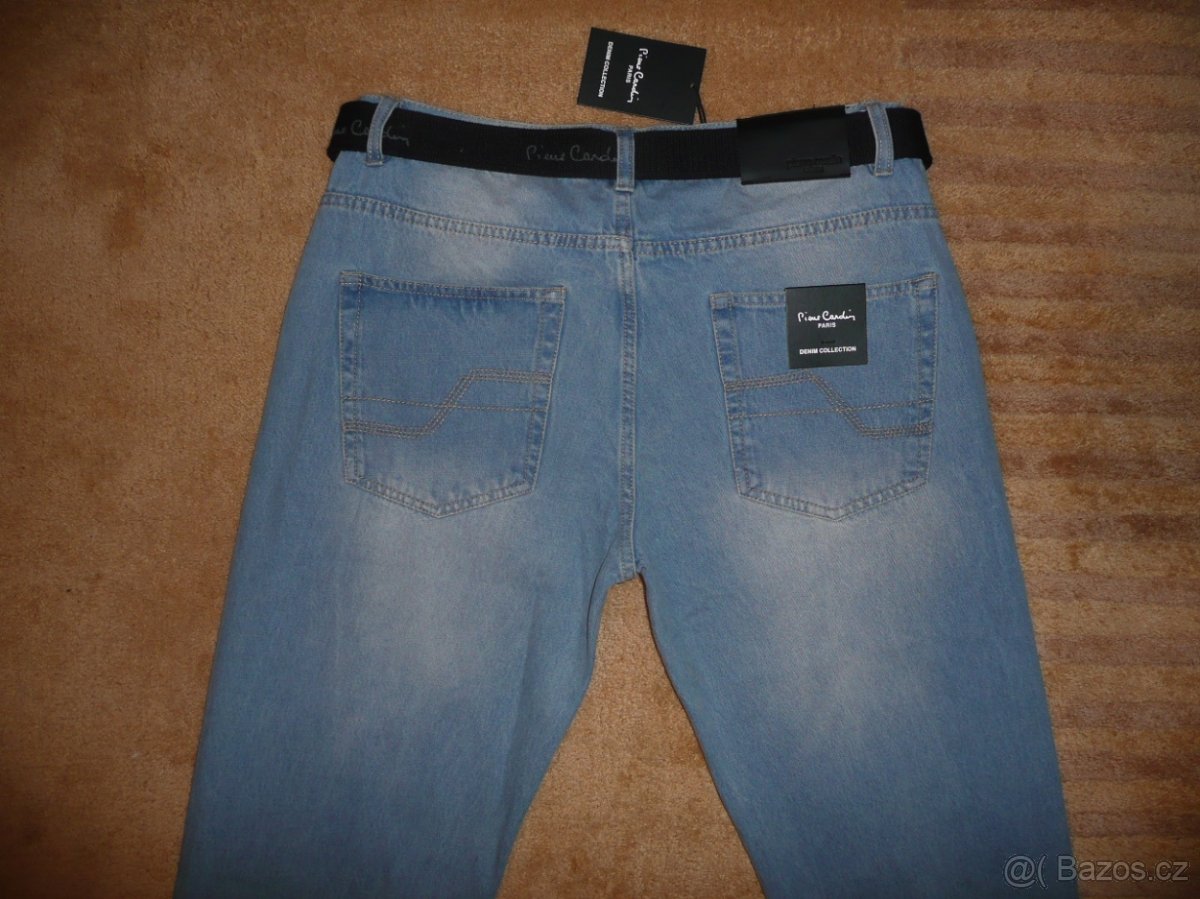 NOVÉ Rifle PIERRE CARDIN W36/L34=47/115 jeansy kalhoty džíny
