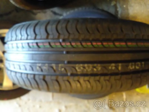Plechové disky a pneu škoda r.15. 5x100