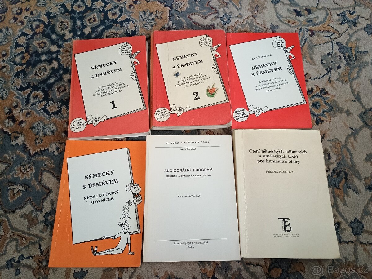 Německy s úsměvem - sada + Hasilová: Čtení německých...