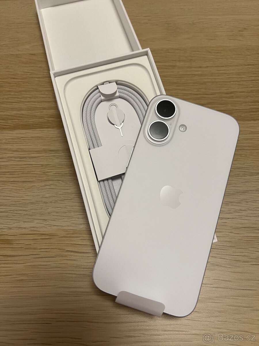 iPhone 16, 512 GB- bílý, zcela nový, nepoužitý