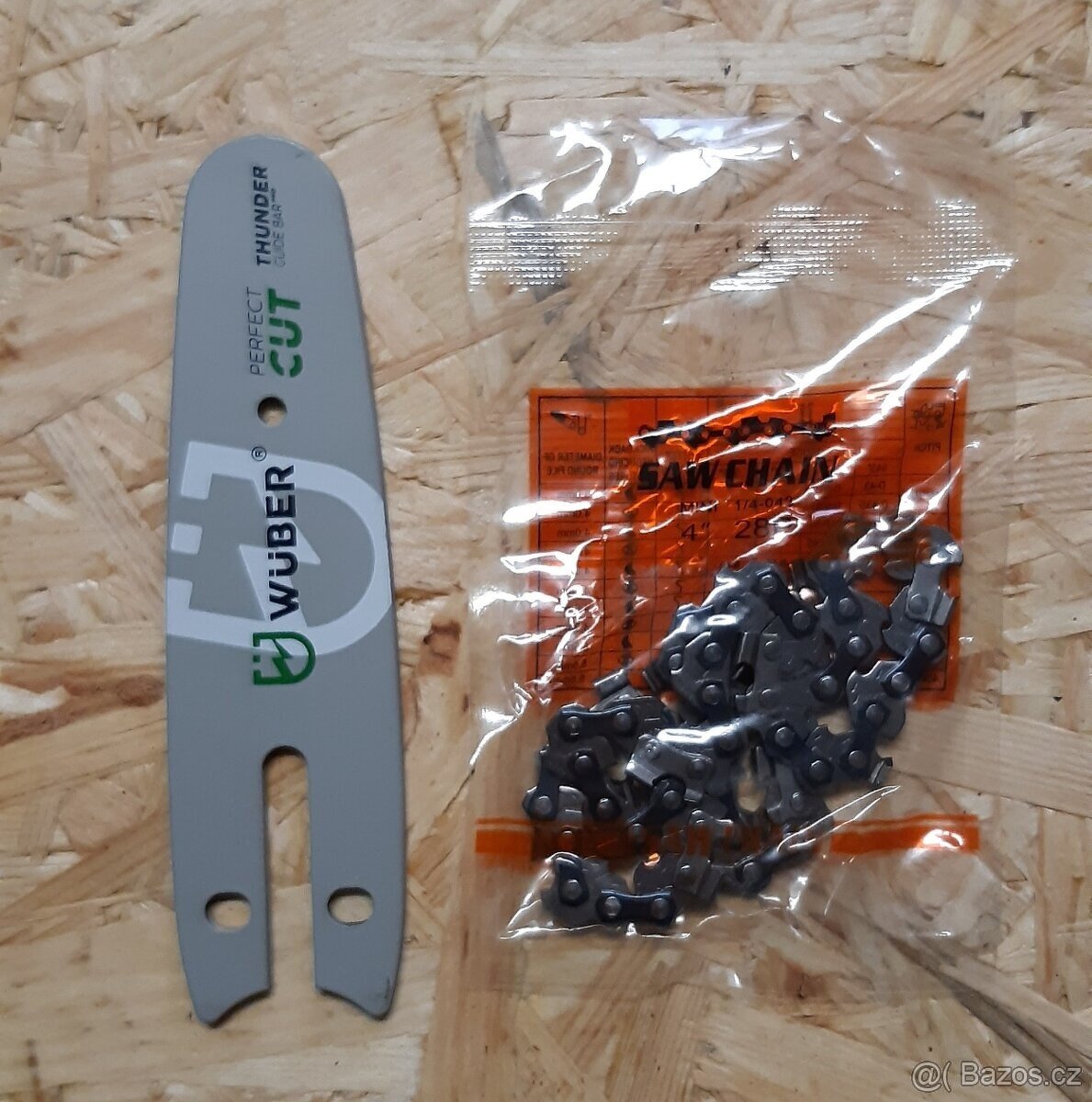 SADA VODICÍ LIŠTY A PILOVÝCH ŘETĚZŮ AKU