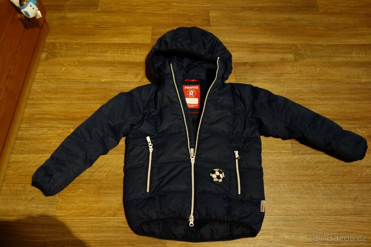 Zimní péřová bunda Reima vel. 128