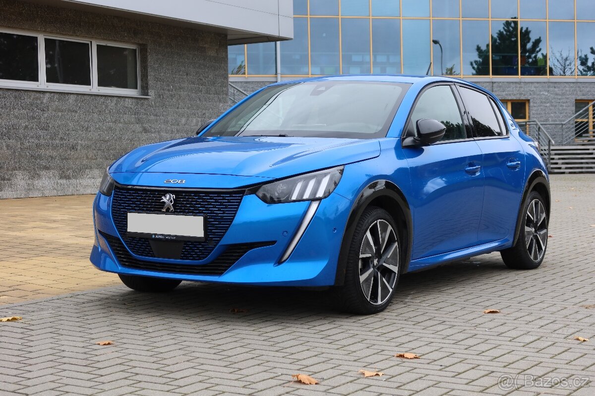 Peugeot e-208 GT 100 kw (50 kWh) DPH,LED 65 tkm SoH 91 %