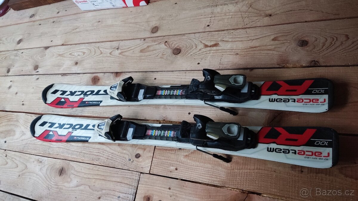 Dětské švycarské lyže STÖCKLI 100 cm
