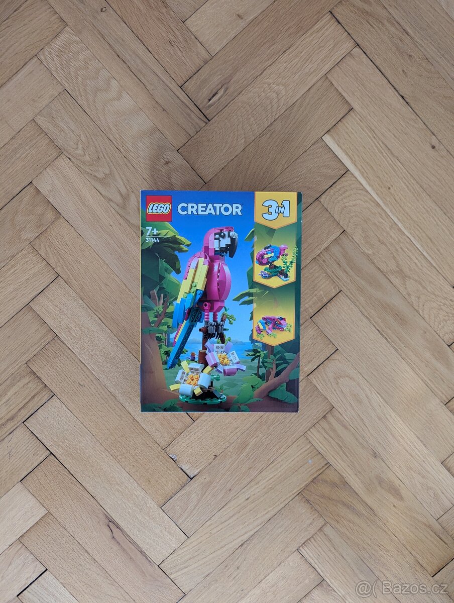 LEGO Creator 31144 Exotický růžový papoušek