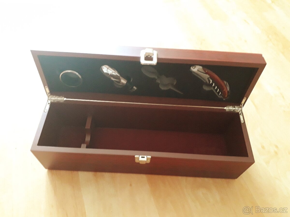 Dárkovy box mahagon na víno