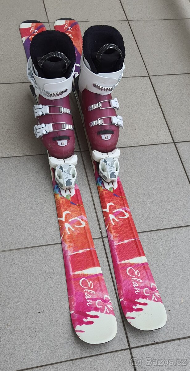Dětské lyže 120 cm Elan + boty