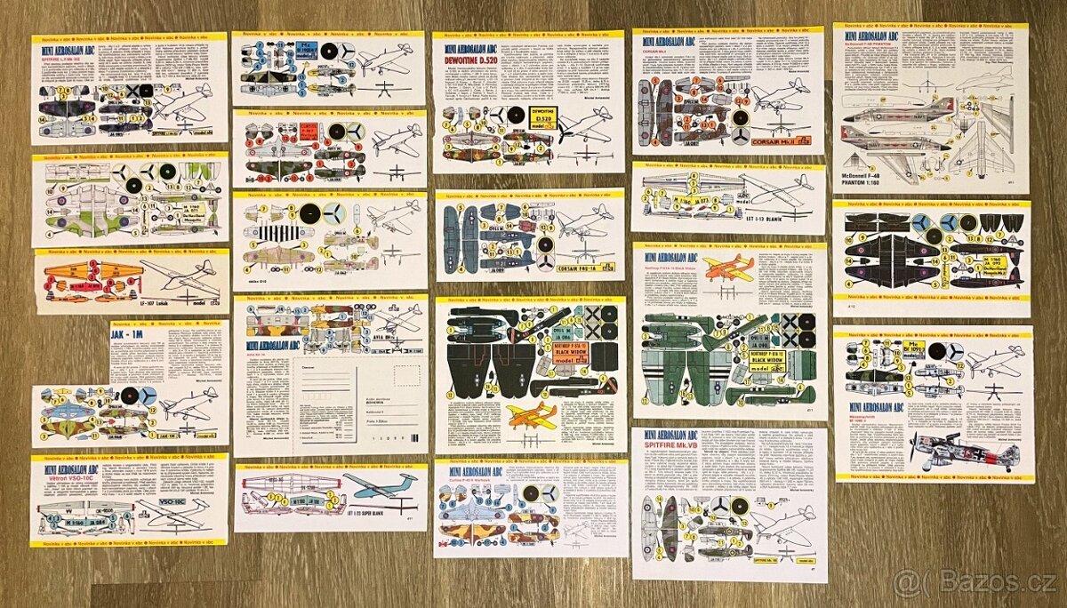 Miniaerosalon kolekce - ABC vystřihovánka