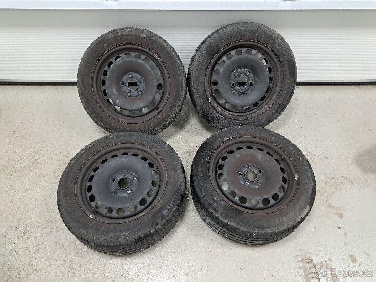 16'' disky 5x112 s letními pneu 205/55 FALKEN