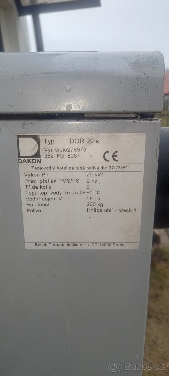 Prodám kotel Dakon DOR 20 s