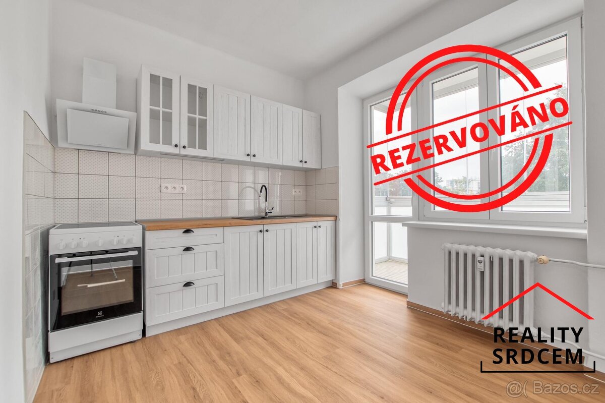 Prodnájem nově zrekonstruovaného bytu 1+1 s lodžií, 45 m2, u