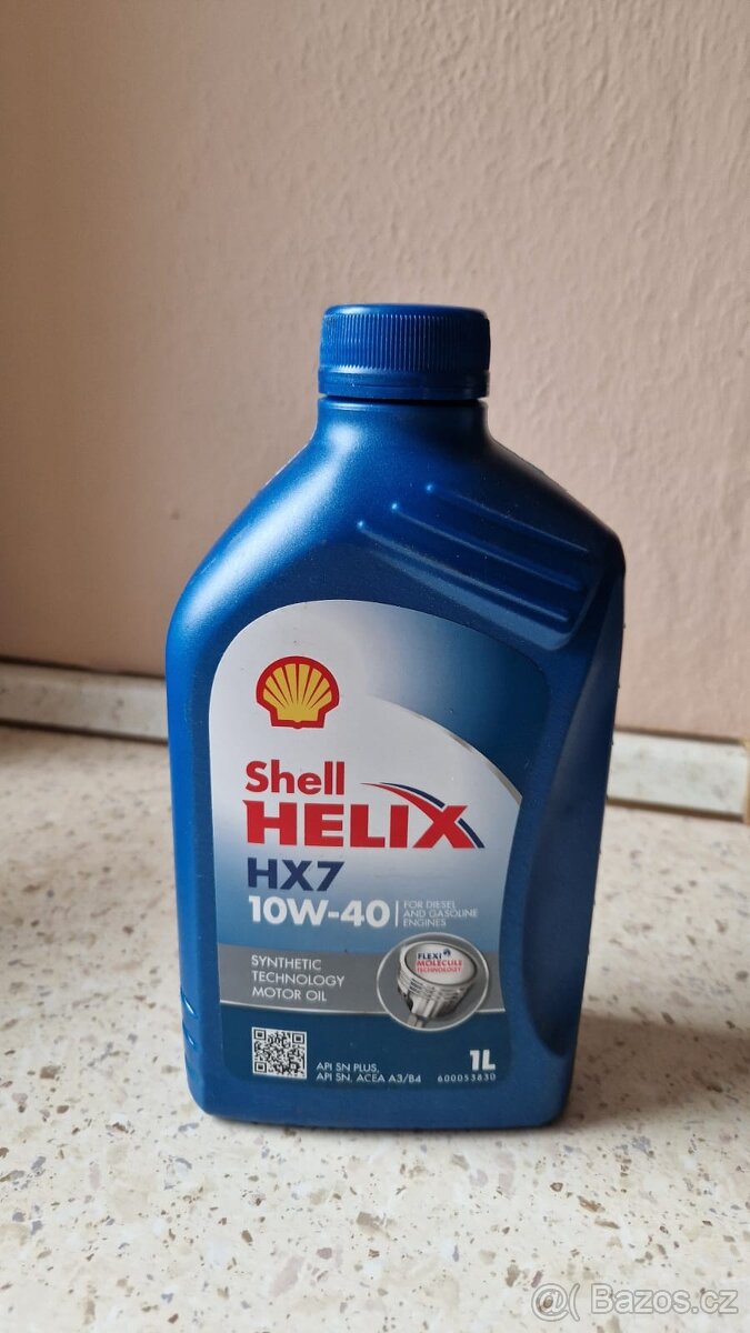 10W-40 Shell Helix Plus HX7 - 1l