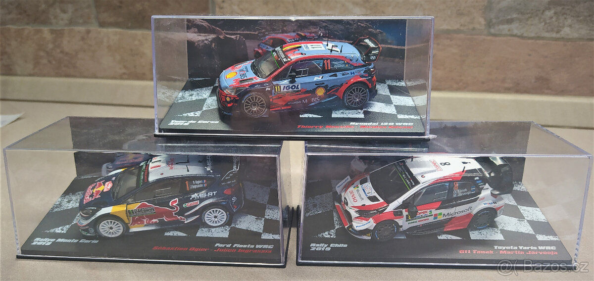 Modely De Agostini: Ford Fiesta, Hyundai i20, Toyota Yaris