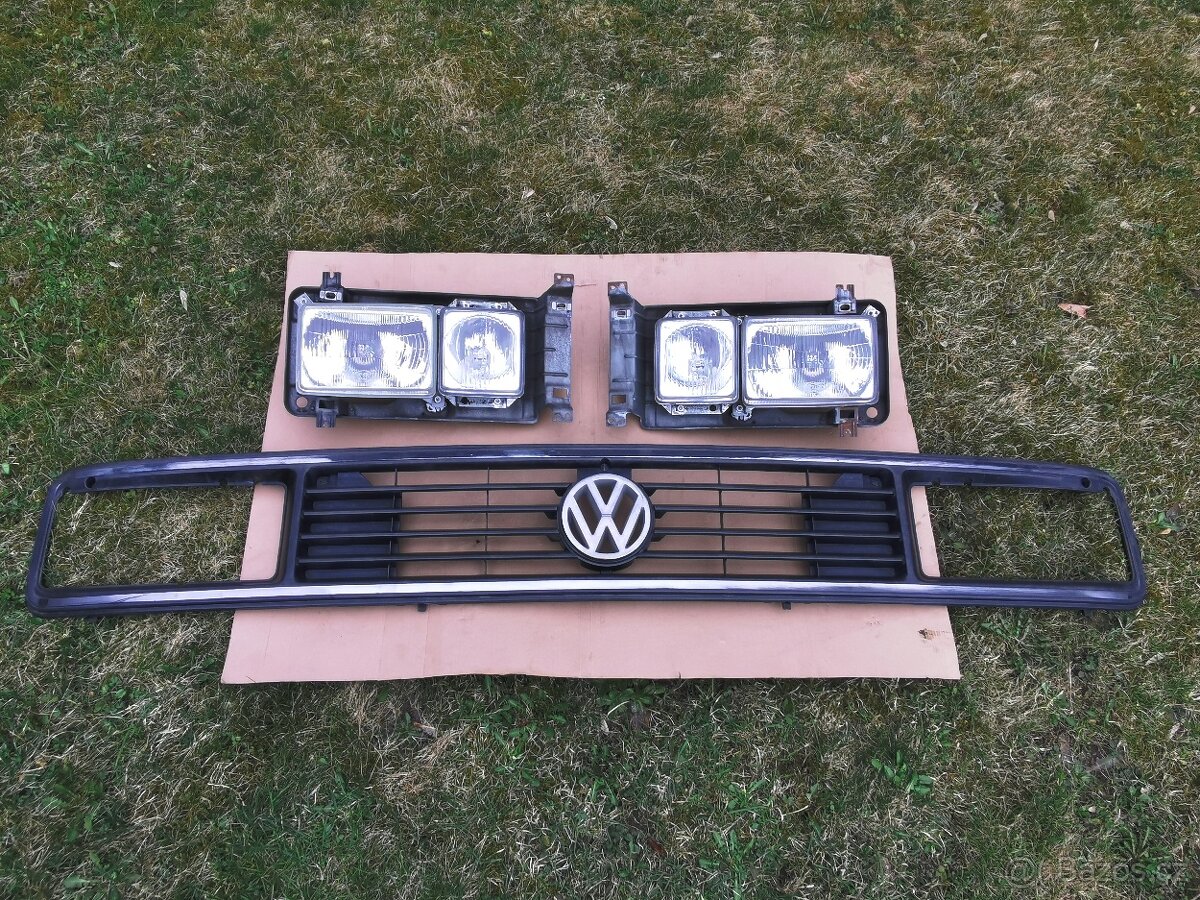 VW T3, '89, maska a hranatá světla