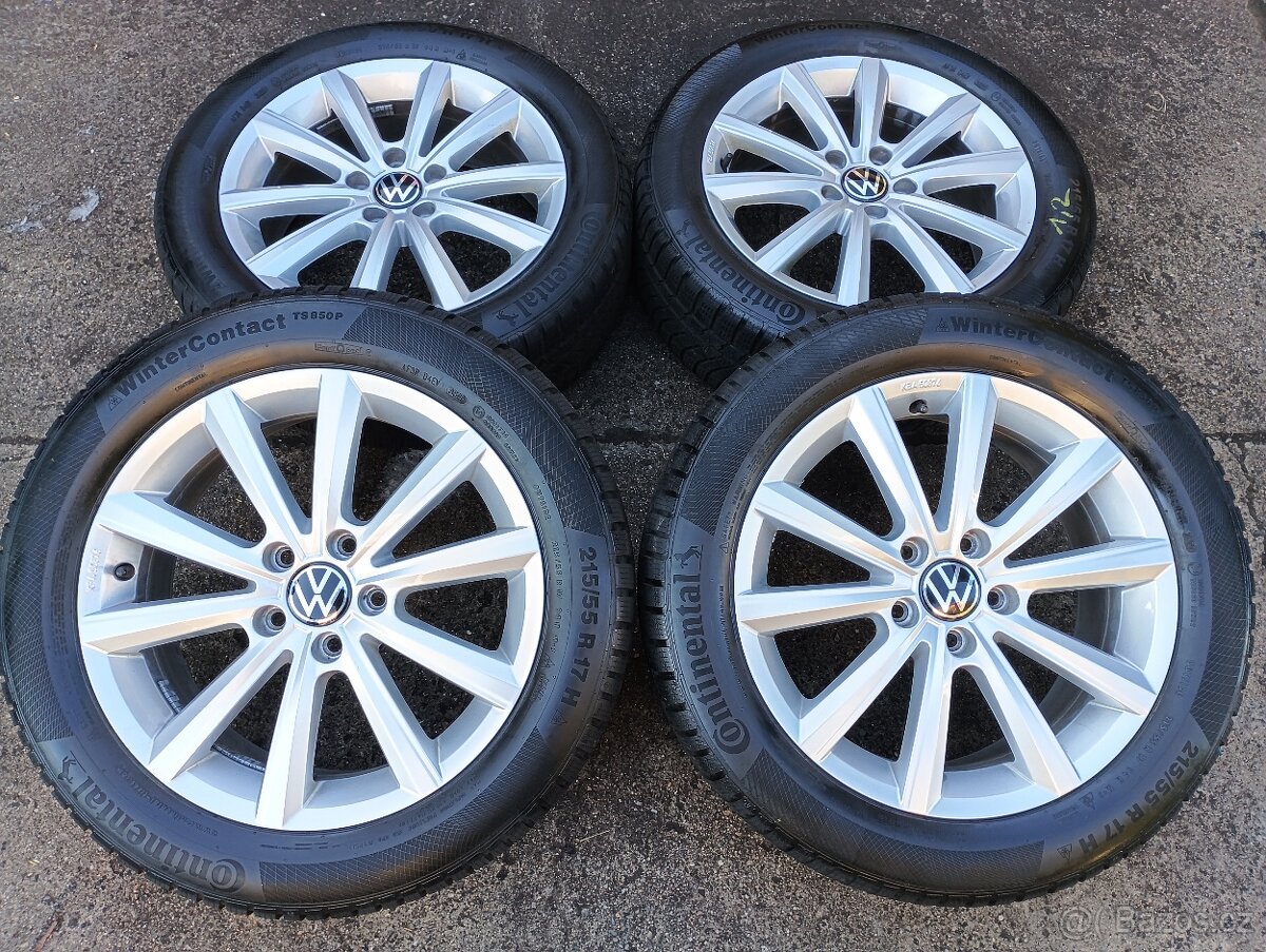 Originál sada disků VW Passat B8 5x112 R17 Merano