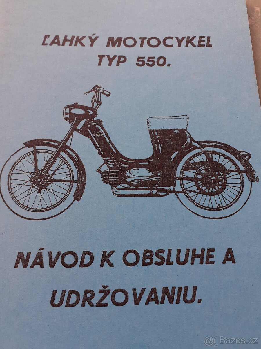 JAWA 550 Návod k obsluze