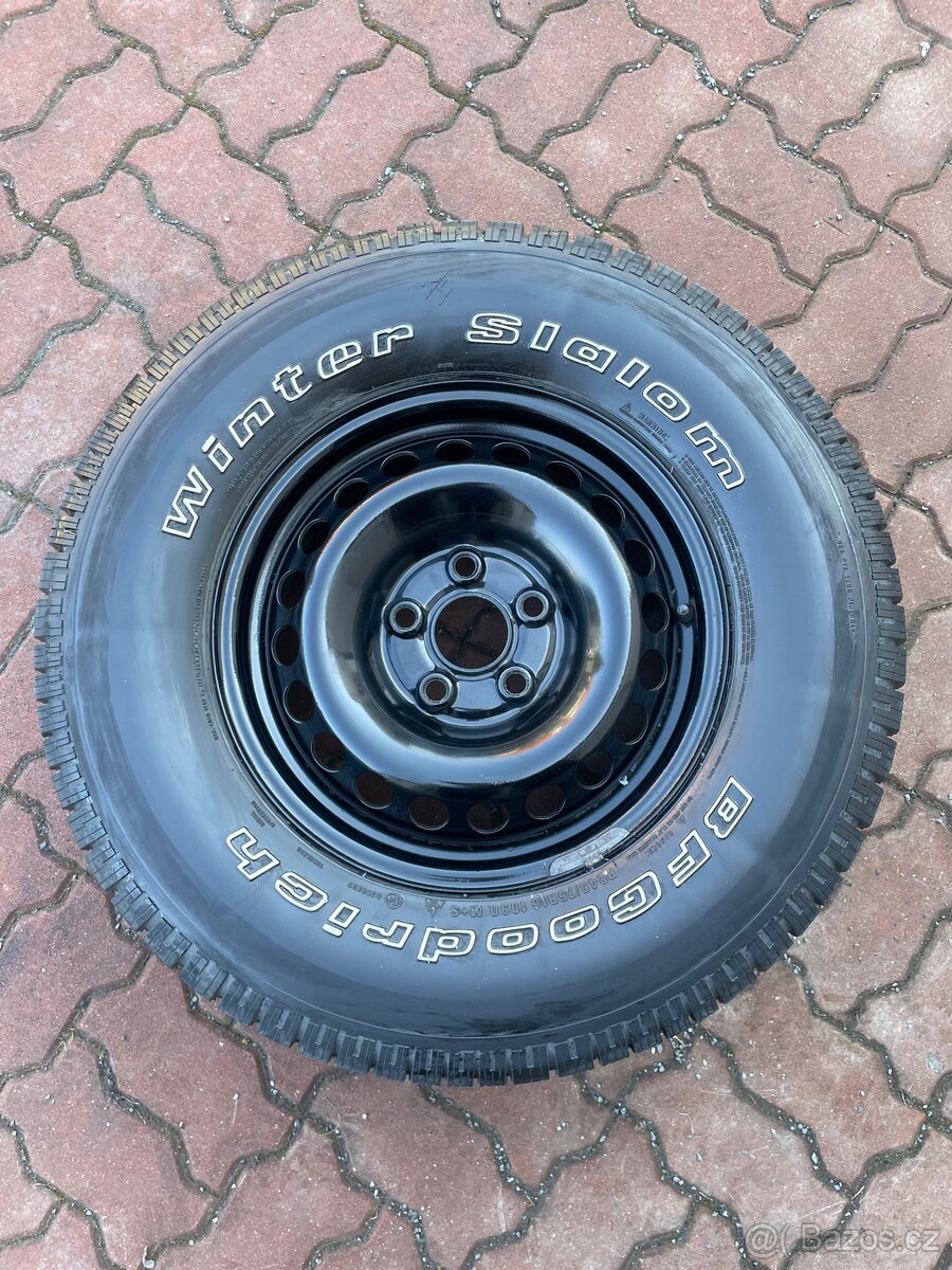Prodam disky vcetne pneumatik bfgoodrich na vw t5, t6