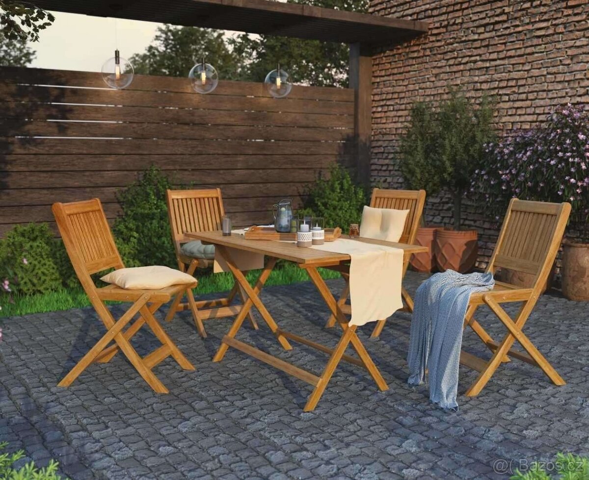 Zahradní dřevěný nábytek - akát - nový