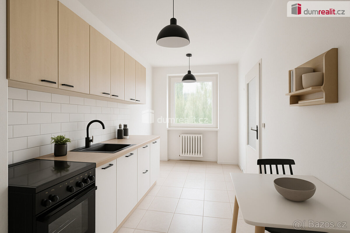 Prodej bytu 3+1+L, 65 m2, Jarní, Chlumec