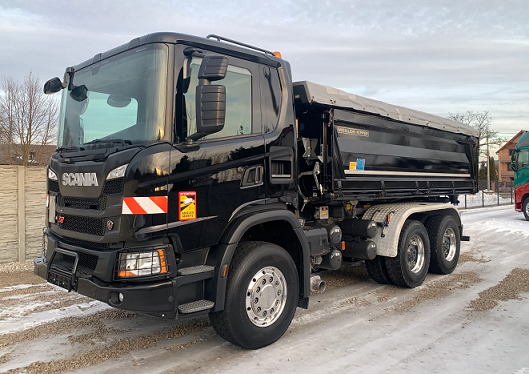 Scania G450 XT - 6x4 - třístranný sklápěč