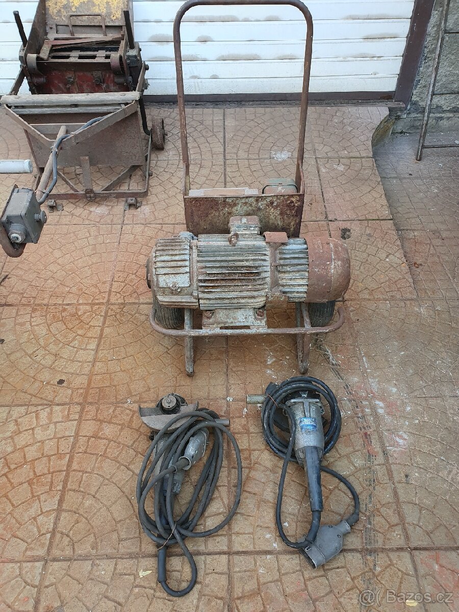 Meňič 380V na 42 V + brusky
