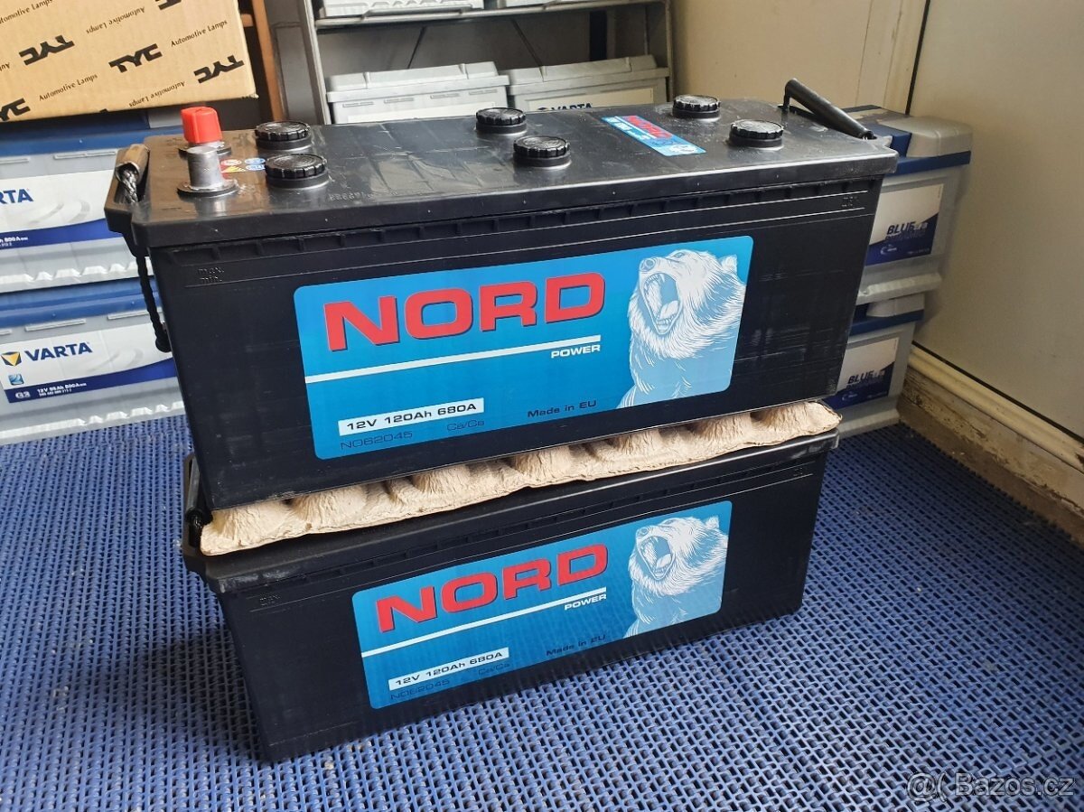 Autobaterie Nord Power 12V 180Ah 950A