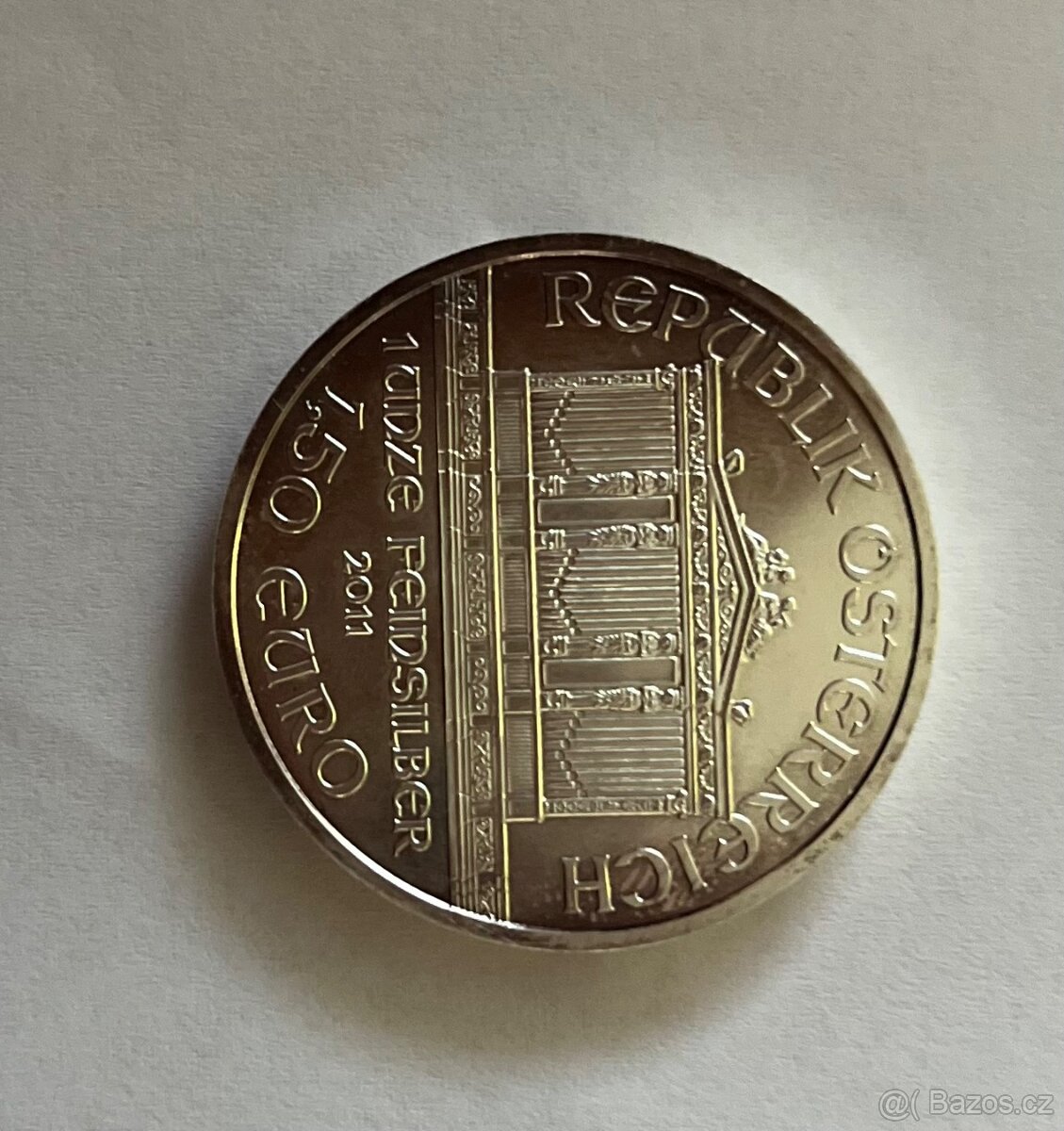 stříbrnou investiční minci Wiener Philharmoniker