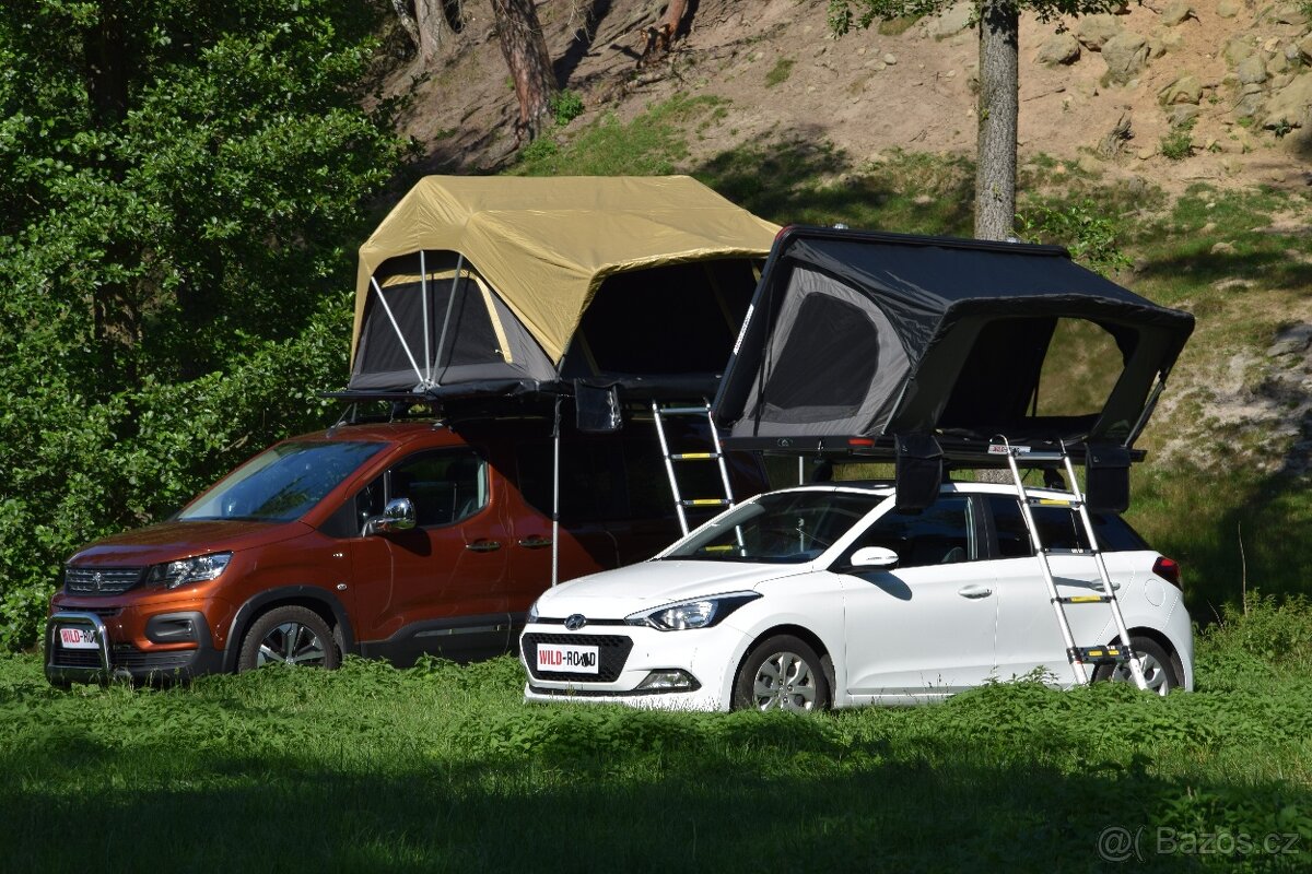 Skořepinový autostan Dakota 120, střešní stan, Wild Land