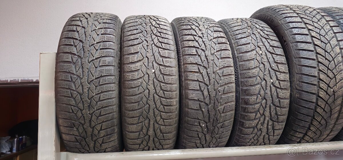 Zimni komplet 5x100 nokian 185/60/15 skoda VW