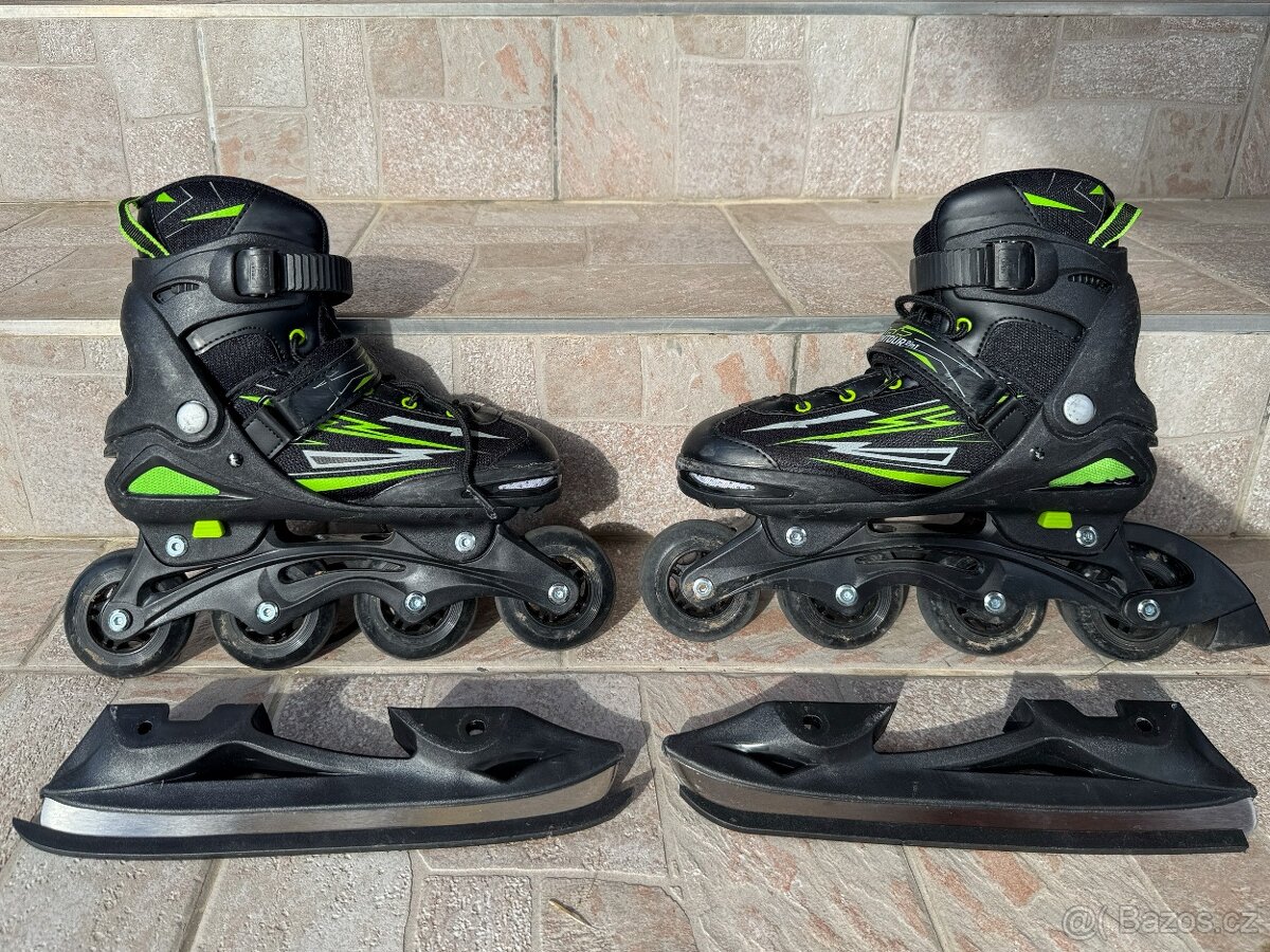 Dětské brusle Zealot Contour 2v1, velikost EU 37-40