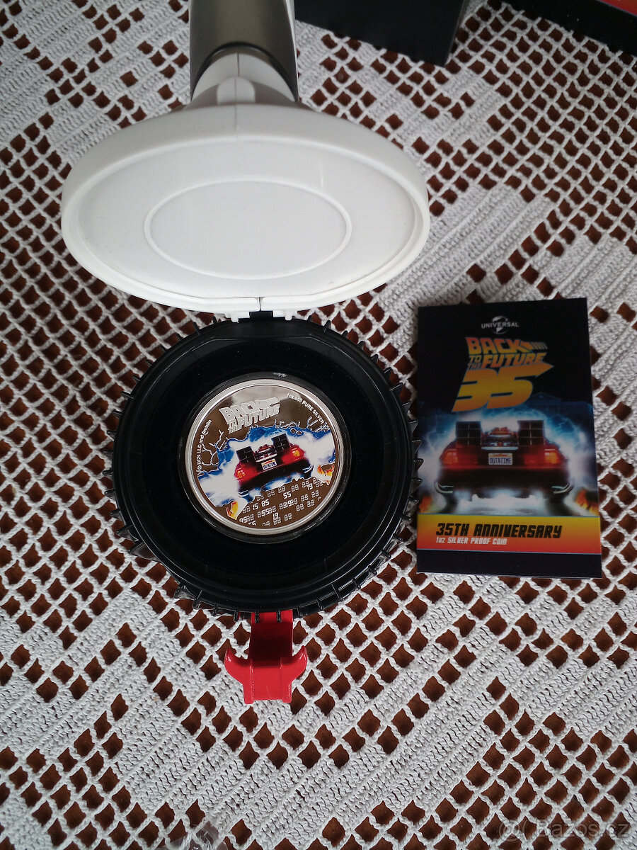 1 oz Ag stříbrná mince Back to the Future