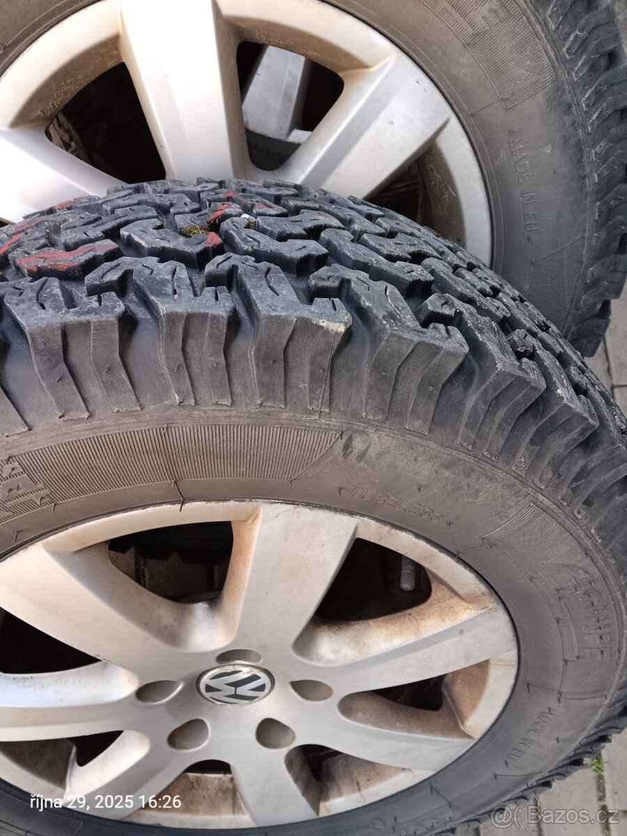 Prodám obuté offroad pneumatiky