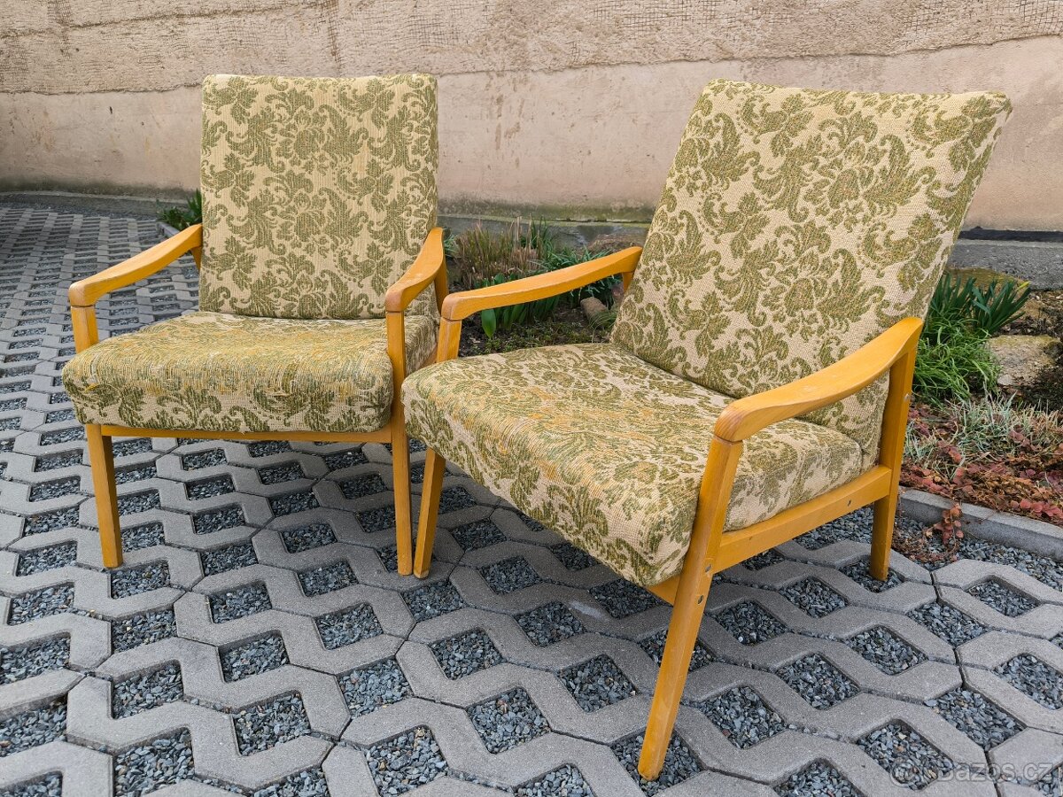 Retro křesla Jiří Jiroutek - Brusel 60. léta