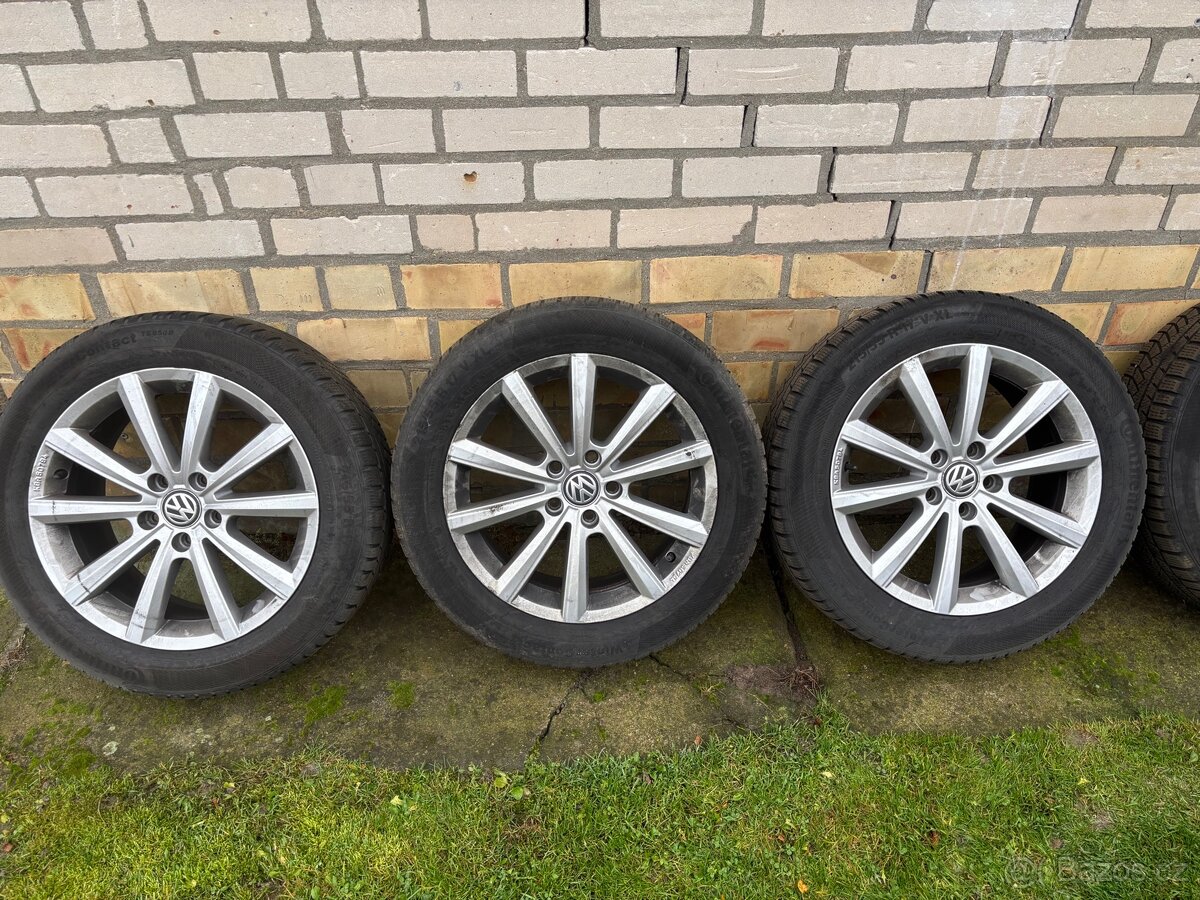 Alu kola 5x112 r17 215/55 r 17 VW