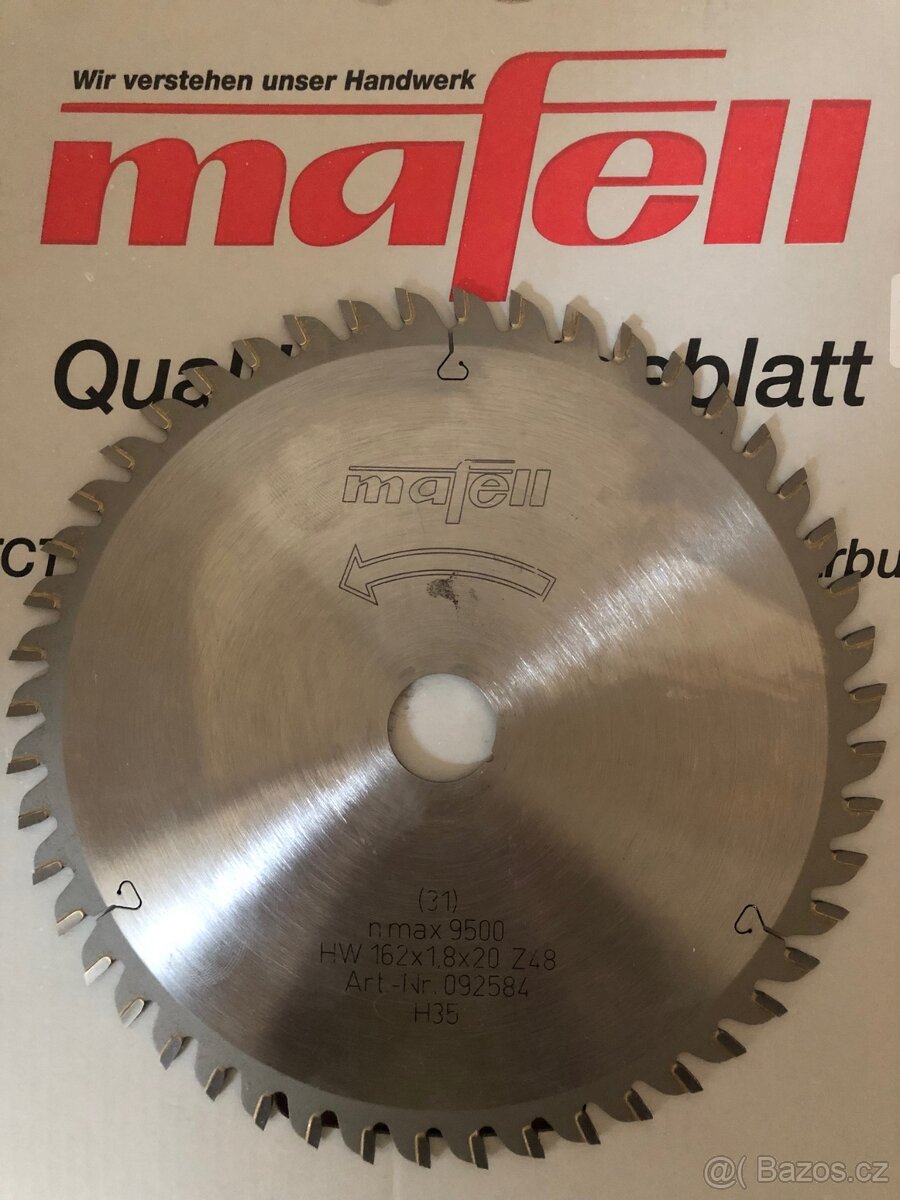 Mafell 162 x 1,2/1,8 x 20 mm, Z 48, WZ Pilovy kotouc 092584