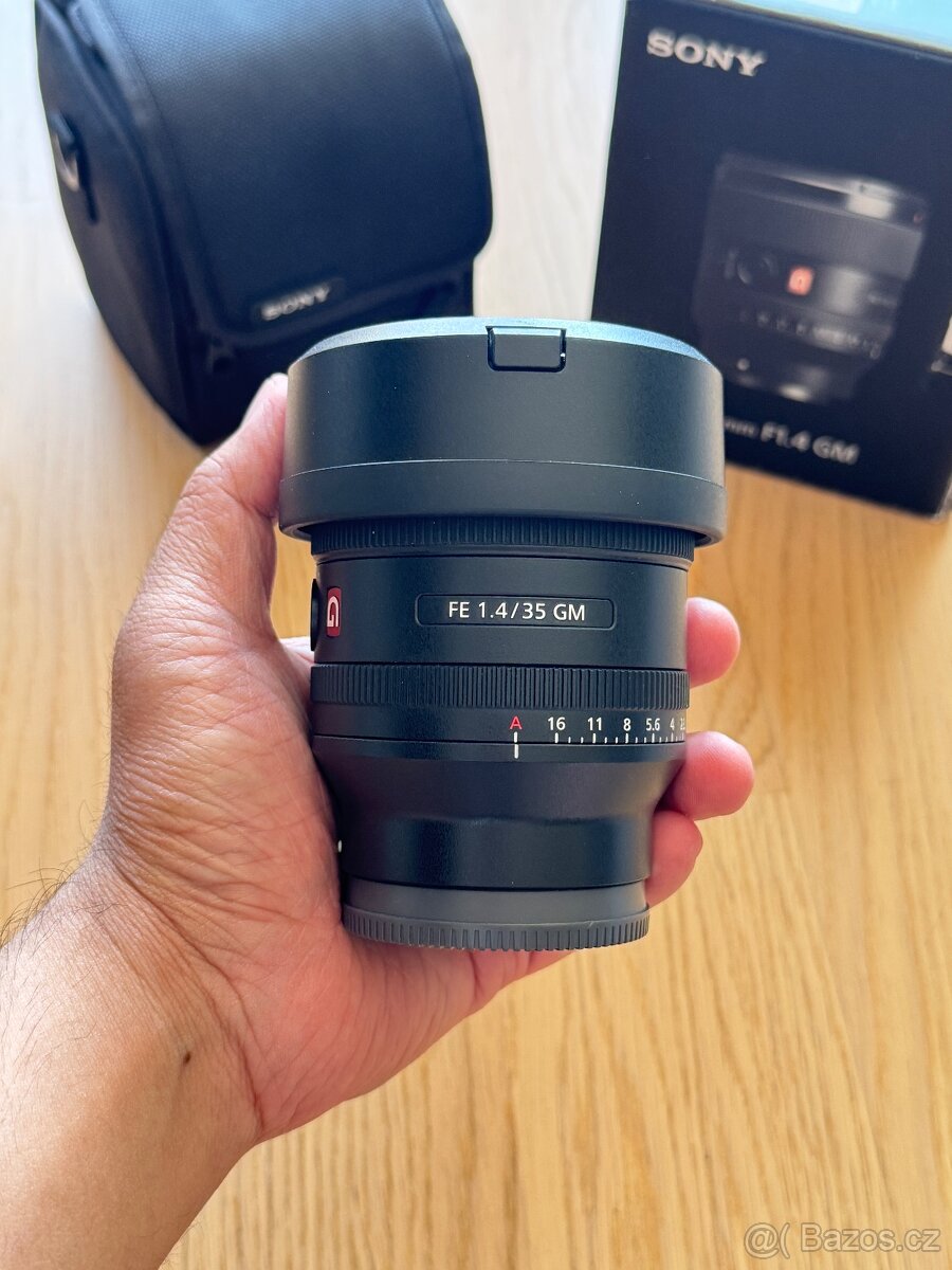 Prodám objektiv Sony FE 35mm f1.4 GM JAKO NOVÝ