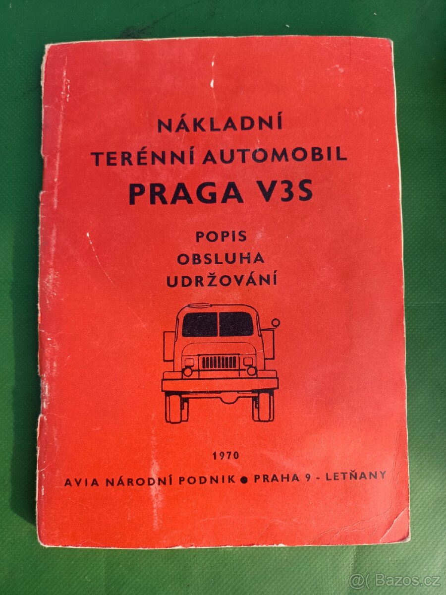 Praga V3S-návod k obsluze.