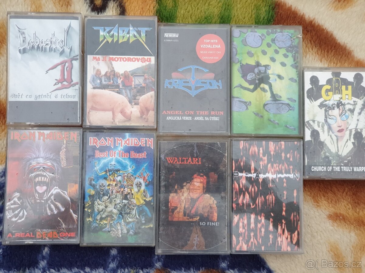 Prodám originální kazety MC- heavy METAL